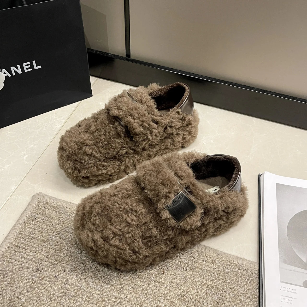 Winter Shoes Women Round Toe Slipon Female Footwear Loafers Fur Casual Sneaker Autumn Modis Slip on Dress Moccasin Fall 251013