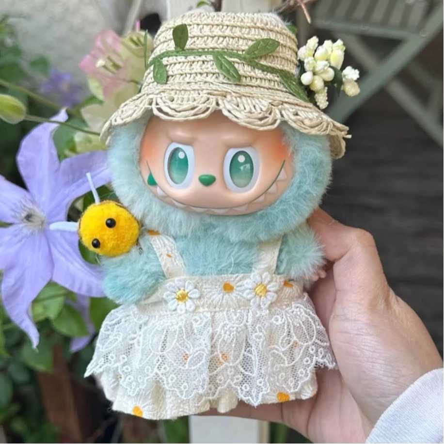 For Labubu Accessories Clothes Dandelion dress Suitable for V1 V2 V3 Labubu Pendants Cute sweet Fashion christmas decorationT251018