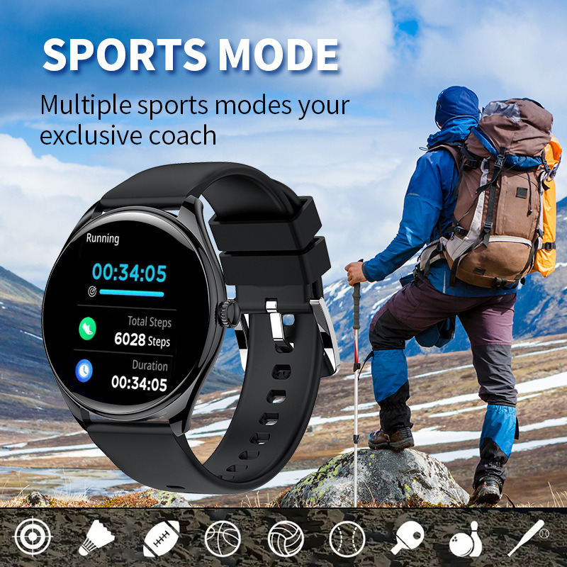 GM55 Smart Phone Watch, Step Counting, Heart Rate, Blood Pressure, Health Monitoring, Outdoor Exercise, Multi functional Hand