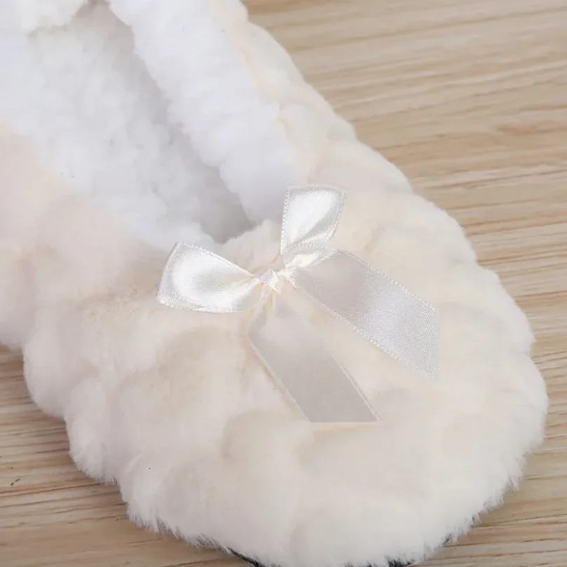 Home Slipper Womens Winter Faux Fur Plush Grip Soft Sole Cute Funny Indoor hairy Love Heart House Fluffy Female Floor Shoe Warm 251013