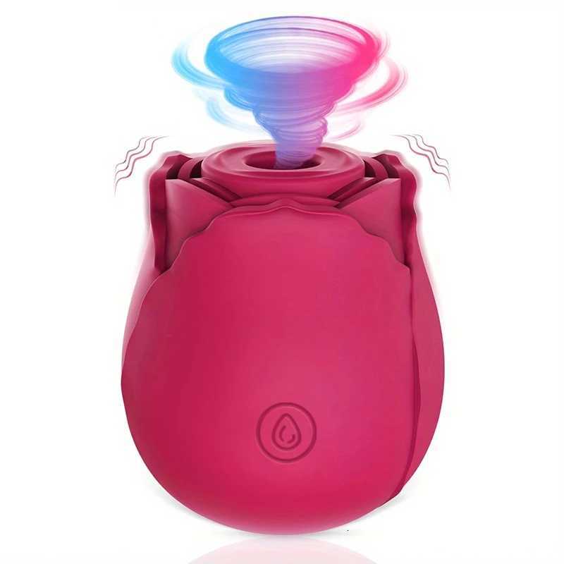 Rose Sex Toys women Vibrator Licking Sucking Vibarting for Clitoris Nipple Stimulator Adults Rosetoy Swing Licking VibratorL251017