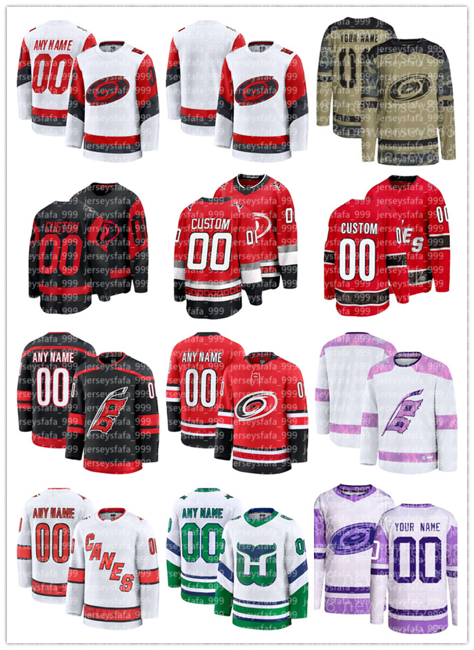 Hurricanes Hockey Jersey Martin Necas Sebastian Aho Shayne Gostisbehere Andrei Svechnikov Seth Jarvis Eric Robinson Jack Roslovic Dmitry Orlov men