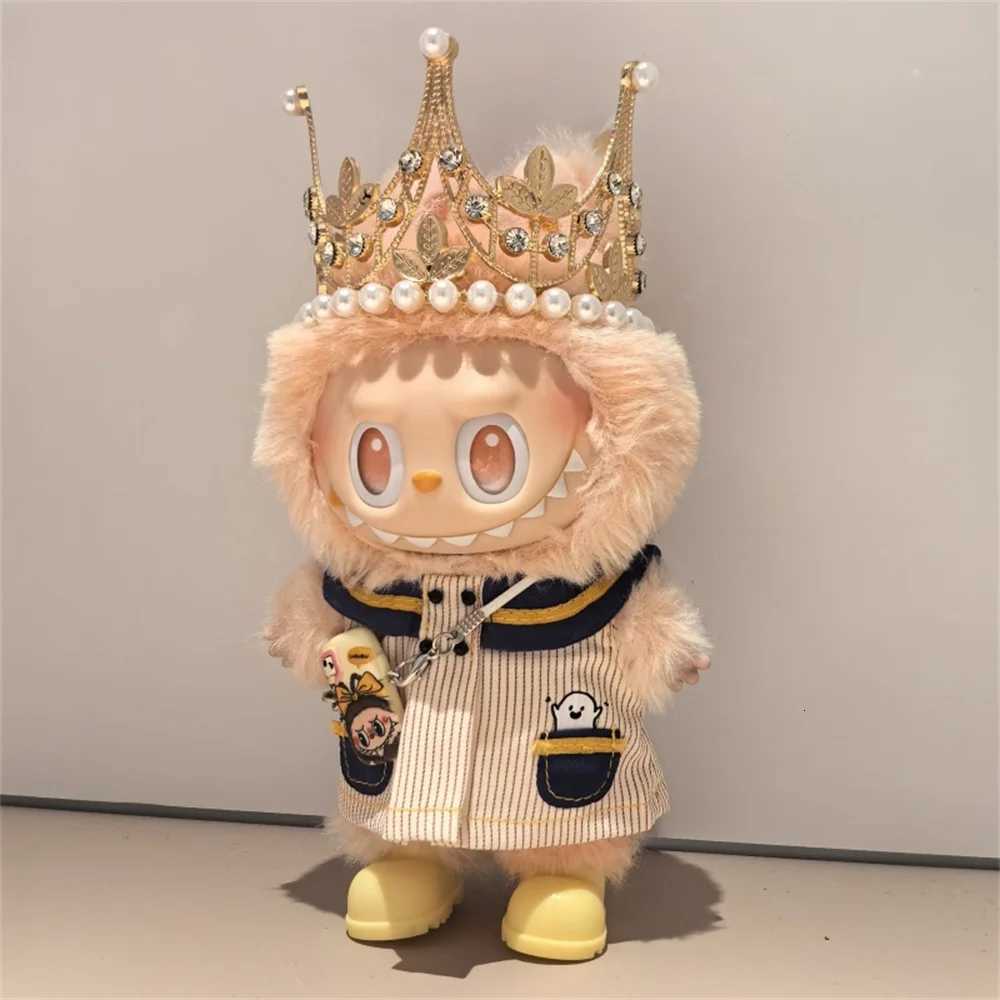 New For Labubu Doll Clothes V1 V2 V3 Generation Labubu Striped skirt With Crown Labubu Clothes With Accessories No DollT251018