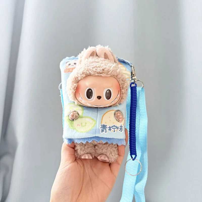 Labubu 17cm Dolls Clothes The Monsters Outfit Accessories Clothing Cartoon Yellow Potato Chips Messenger Bag V1 V2 V3 UseT251018
