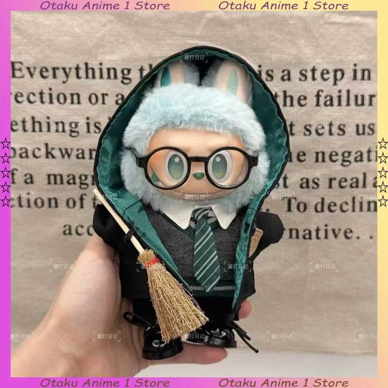 Hot Labubu Clothes School of Magic Suit Cute Magic Cloak Uniform 5piece Set Mini Plush Doll Clothing Fashion Doll AccessoriesT251018