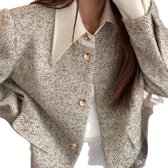 2025 Autumn/Winter New Top Jacket Designer Jacket Collar New Short fashion Jacket Short Style Luxury Elegant Floral High end European and American Top