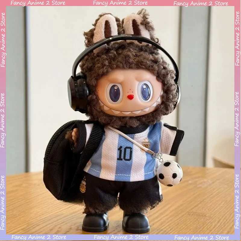 For 17cm Labubu Basketball Football Size 10 Clothing Doll DIY Sportswear Vinyl Pendant Doll Clothing Boys DIY Gift AccessoriesT251018
