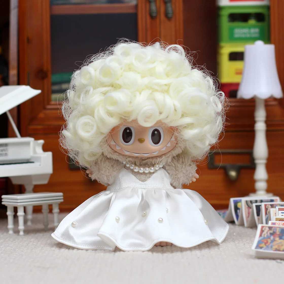 For Labubu Cloth Universal for 1517cm Doll Clothes Vinyl Doll Clothes Monroe Classic Heart Macaroon V1V2V3 Dolls AccessoriesT251018