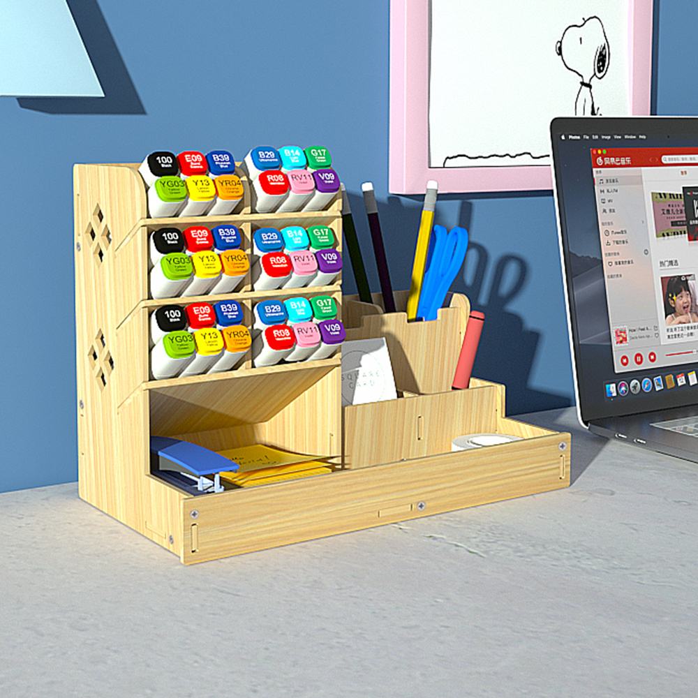 Ergonomic Multi-Level Desktop Filing System - Durable Workspace Organization Solution