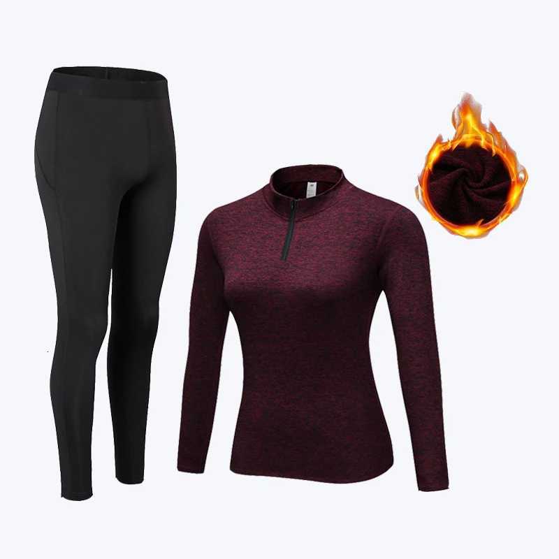 Winter Womens Thermal Underwear Sets Quick Dry Antimicrobial Thermo Underwear Warm Long Johns Clothes T251018