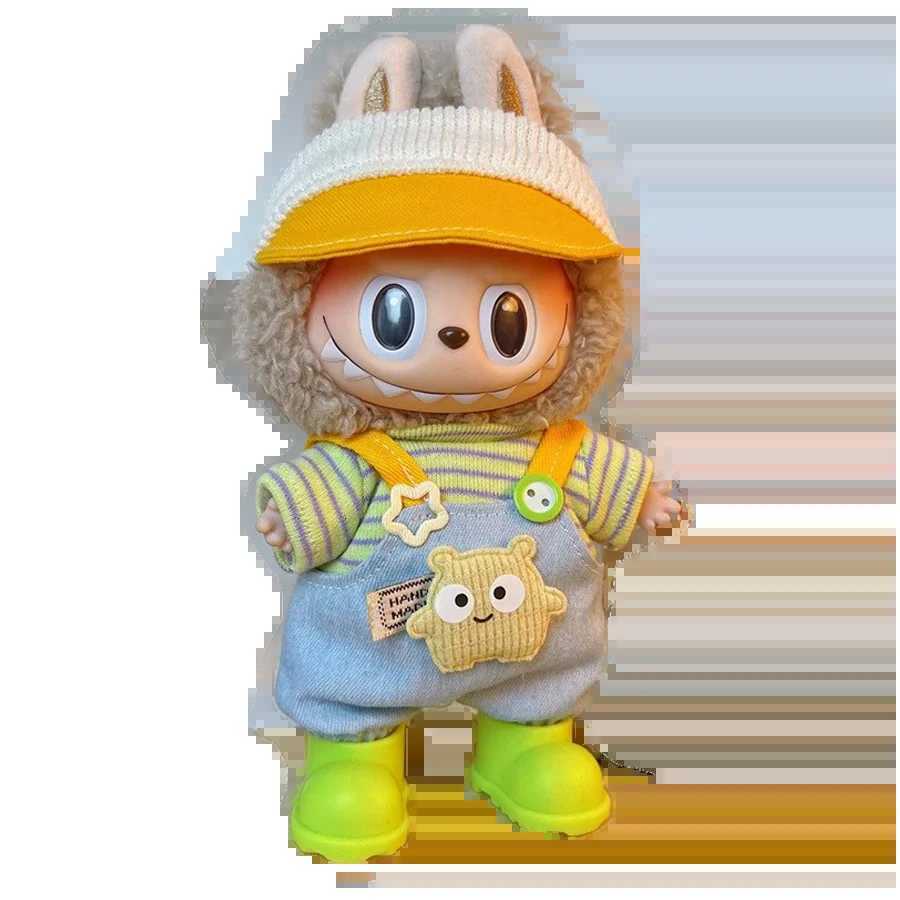 17cm Fashion Doll labubu Clothing Accessories Set Suitable for Boys Cute Plush Doll Clothes Suitable for Fashion Plush DollsT251018