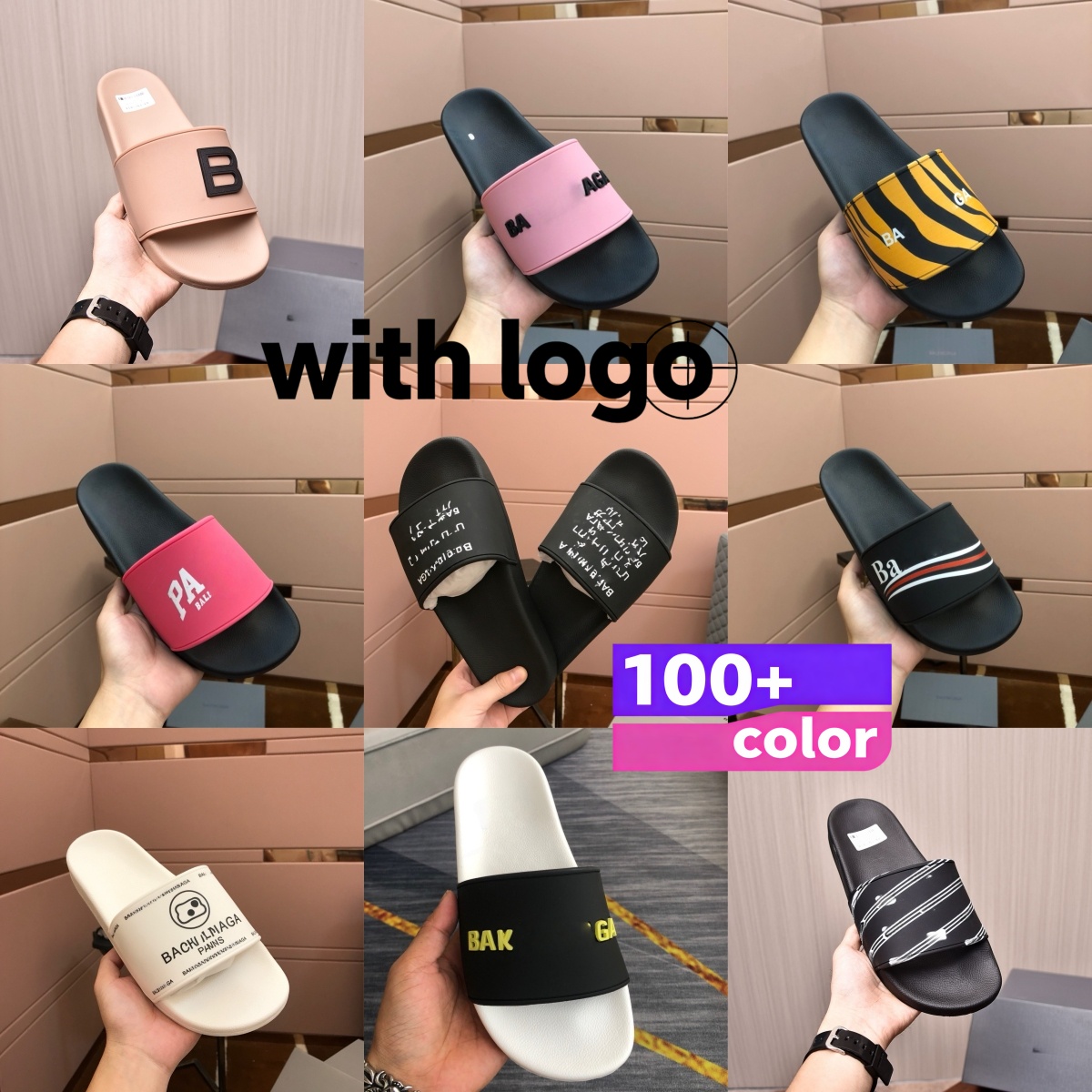 New Designer Slides Paris With Box men women Slippers Ladies Wool with logo Fluffy Furry Warm Letters beach Sandals Comfortable Fuzzy Girl Flip Flop Slipper 35-45