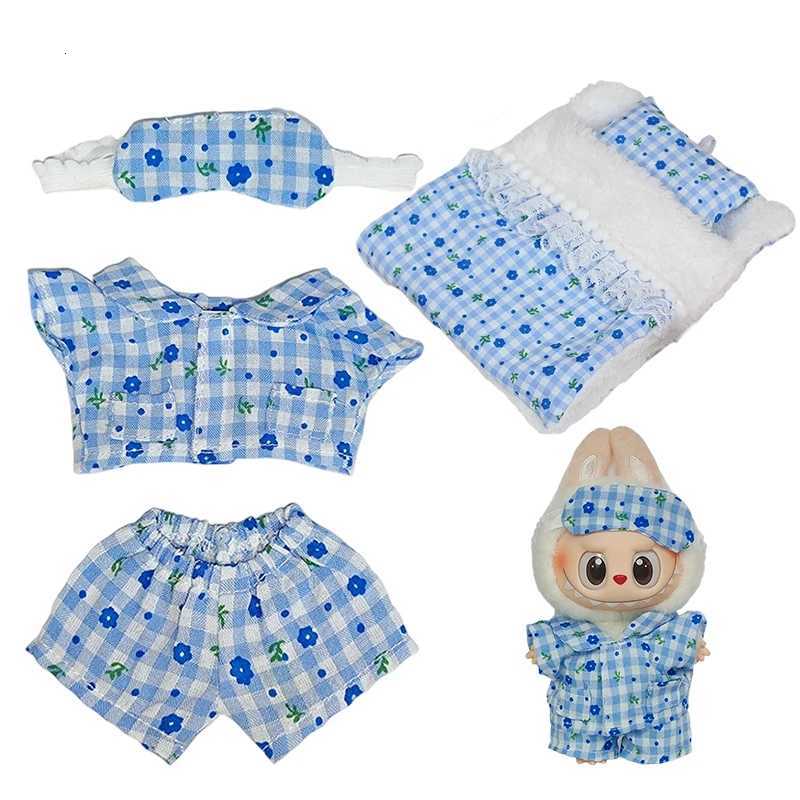 Labubu Popular Outfit Accessories Spring Autumn Pajama Collection Set for 1738cm Labubu Doll Clothing Labubu RopaT251018