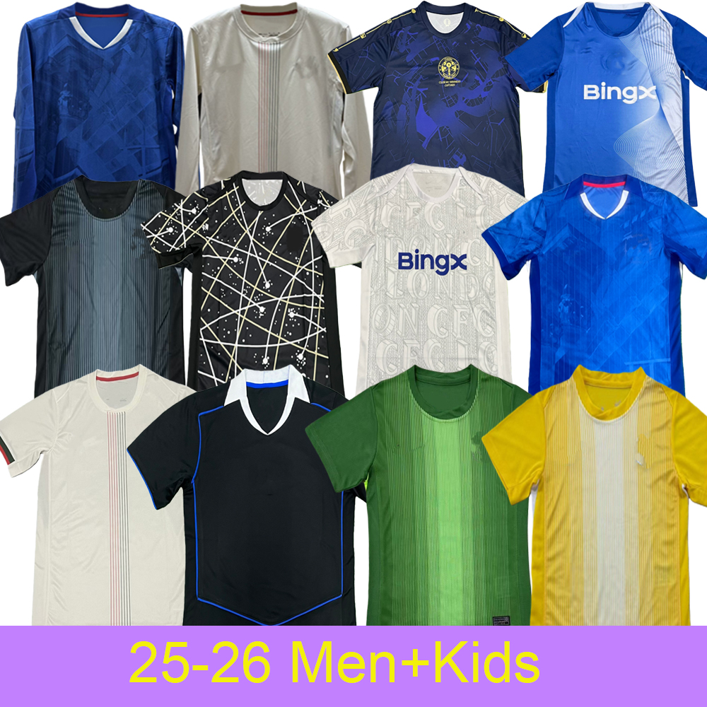 25/26 Palmer Caicedo Soccer Jerseys Pedro Match kits CUCURELLA BADIASHILE Enzo Football shirts for Men and kids