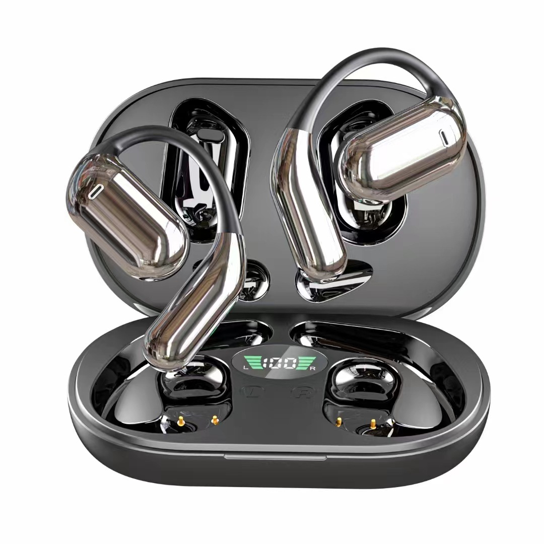 Earbuds Open Ear Bluetooth Earphones With Long Lasting Battery AI Crystal Clear Sound - Lightweight