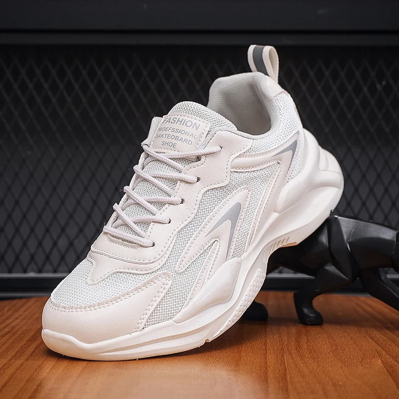 Fashion Breathable Running Sneakers Mesh Men Casual Shoes Comfortable Men Sports Shoes Lightweight Soft Antislip Walking Shoes 251013