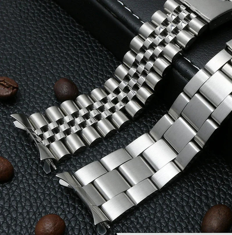 3 Styles 22mm Diving Steel Metal Strap For Duro Mdv1071A MDV1061A Watch Wristband Bracelet Watchband Replacement Parts 251027