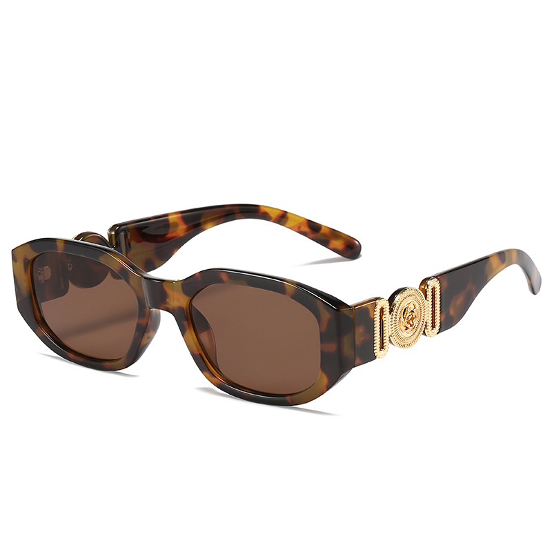 New Arrival: European & American-Style Asymmetrical Head-Shaped Sunglasses Unique Small-Frame Sunglasses Trendy Sunglasses Cross-Border Wholesale