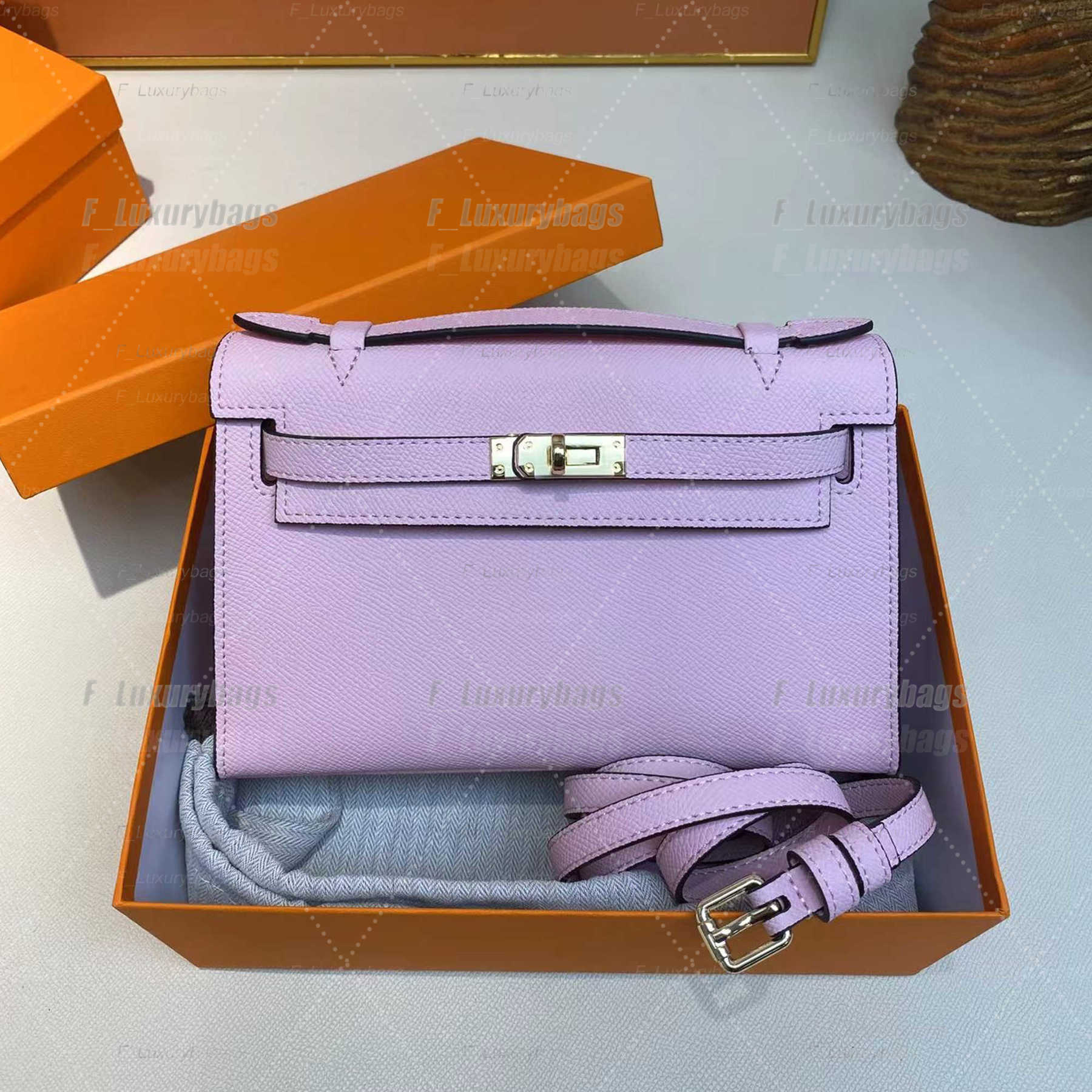 Evening Bags Designer Bags Women Mini Pouchettes Handbag Swift Leather 22cm bag womens bag Versatile cross body alligator Handheld matching bagH2H2woqtg 8W47