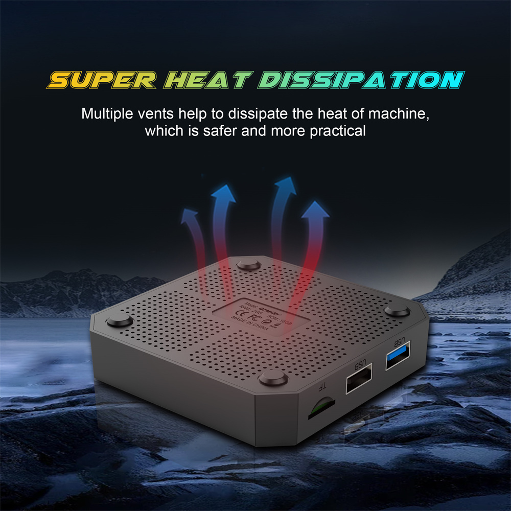 Q1 Mini+ Android 14 Smart RK3518 Tv Box Ultra HD Dual-UI Interface Wifi 6 Support BT 5.0 Media Player Set Top Box