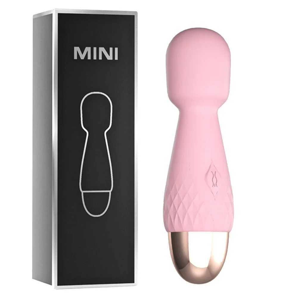 Mini Powerful Silent Personal Silicone Vibrator G Spot AV Stick Adult Female Clitoral Massager Masturbates Dildo Massage Sex Toy