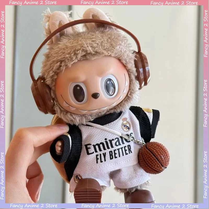 For 17cm Labubu Basketball Football Size 10 Clothing Doll DIY Sportswear Vinyl Pendant Doll Clothing Boys DIY Gift AccessoriesT251018
