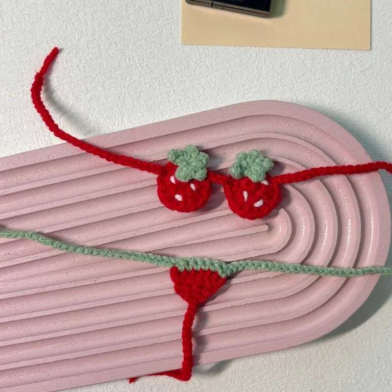 For 17cm Labubu Doll Clothes Strawberry fruit style bikini Doll Clothes Color Match Fashion Dolls Accessories Cute DecorationT251018