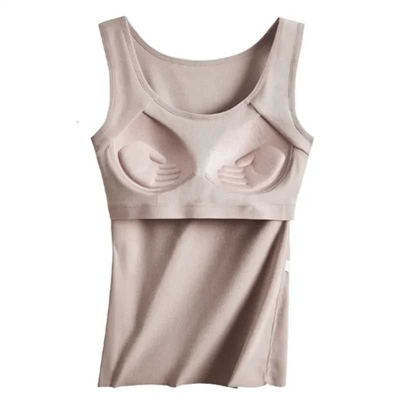 Women Camisole Winter Warm Thermal Underwear Tube Tops Sexy Tank Top Female SelfHeating Camis Vest Sleeveless Soutien Gorge T251018