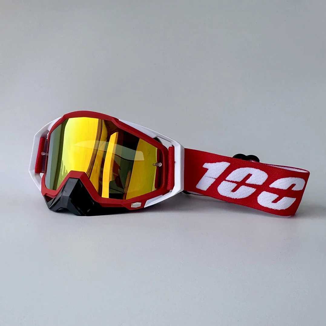 100 Motocross Goggles HD Lens Motorcycle Antifog Eyeglasses Sports Windproof Protect Riding Men Women Moto MX MTB Sunglasses D251018