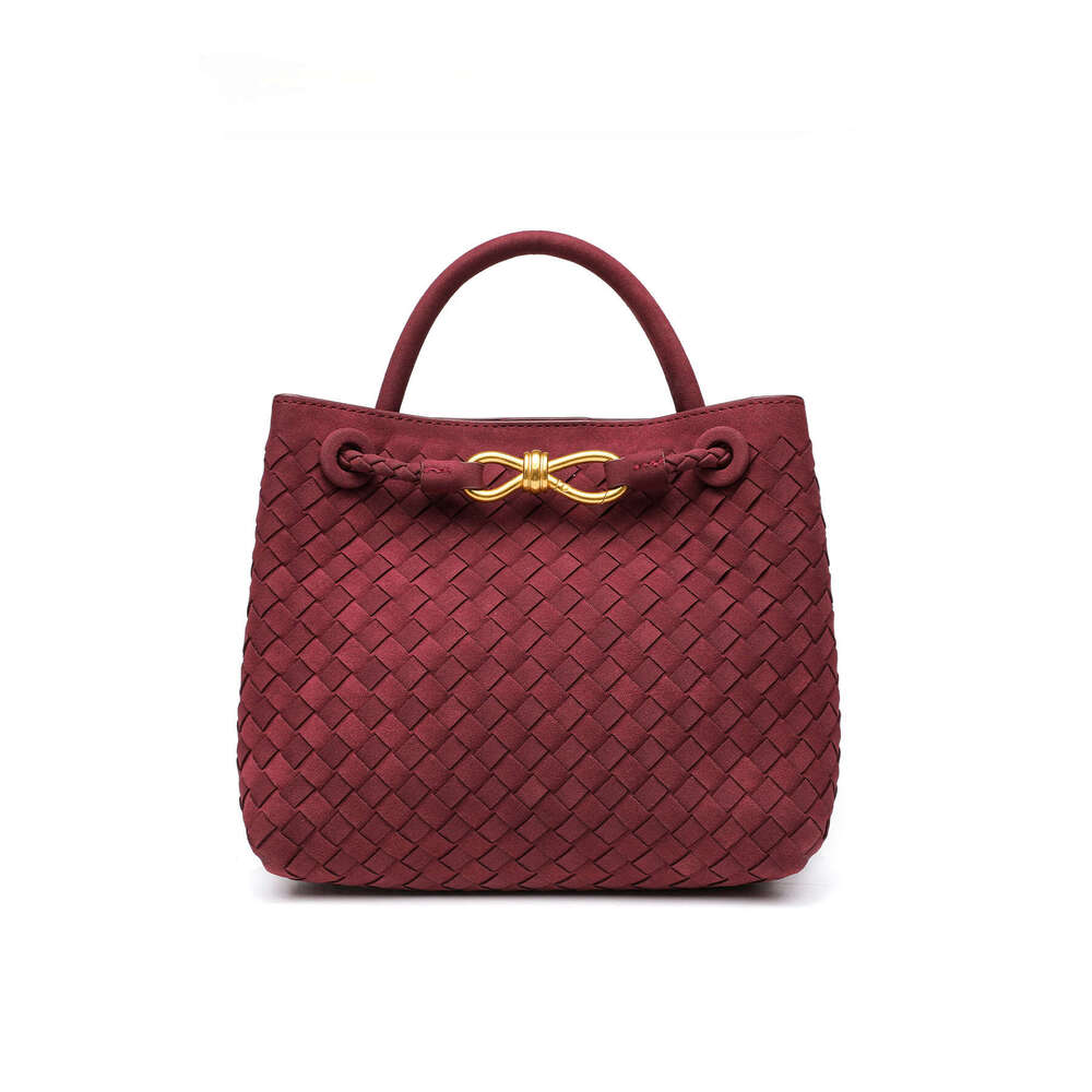 Autumn and Winter New High-Grade Frosted Hand-Woven Shoulder Crossbody Bag Commuting fashion All-Match Handbag