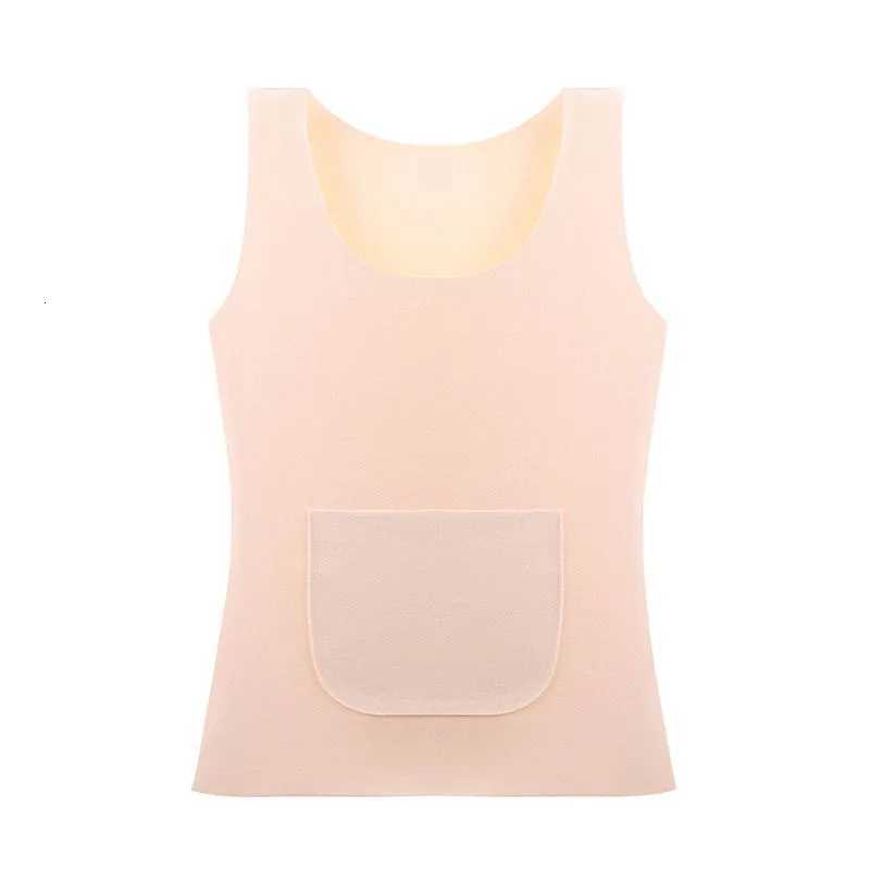 1pcs Women Thermal Underwear Camisole Female Comfortable Tops Autumn Winter Lady Undershirt With Bra Padded Slim Warm Sling Vest T251018
