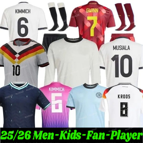 125 Year 25 56 Germany soccer jerseys FULLKRUG HUMMELS KROOS GNABRY WERNER DRAXLER REUS MULLER GOTZE Fans Player 2024 European Cup shirts Men Kids Kit Set