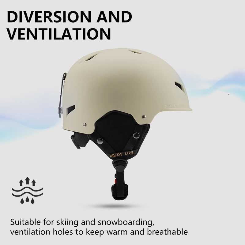 Eastinear Ski Helmet Is Lightweight Breathable Anticollision and Warm for Men and Women Outdoor Ski Equipment for Children Y251018