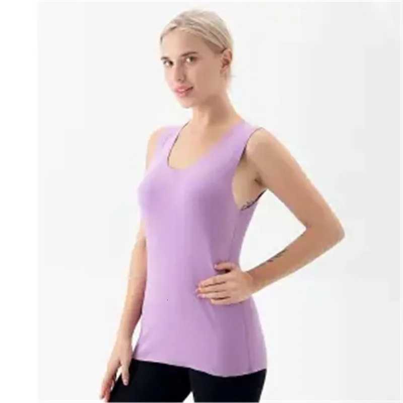 Thermal Shirt Women Sleeveless Elastic Velvet Vest Women Thermal Top V Neckline Warm Underwear Women Soft thermo shirt women T251018