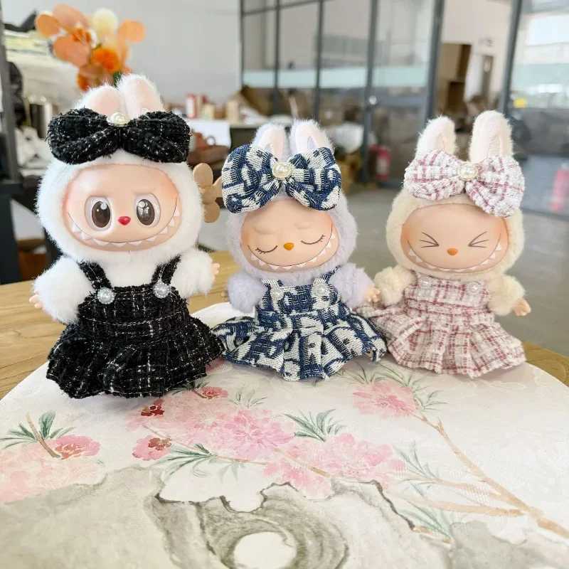 17cm Labubu Doll Clothes Outfit Accessories for Korea Kpop Exo Labubu Idol V1 V2 V3 Skirt Clothing GiftT251018