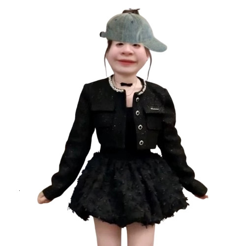 2025 Autumn/Winter New Top Luxury Women's design Set Designer Jacket High end Social Short Coat Square Neck Princess Fluffy Dress