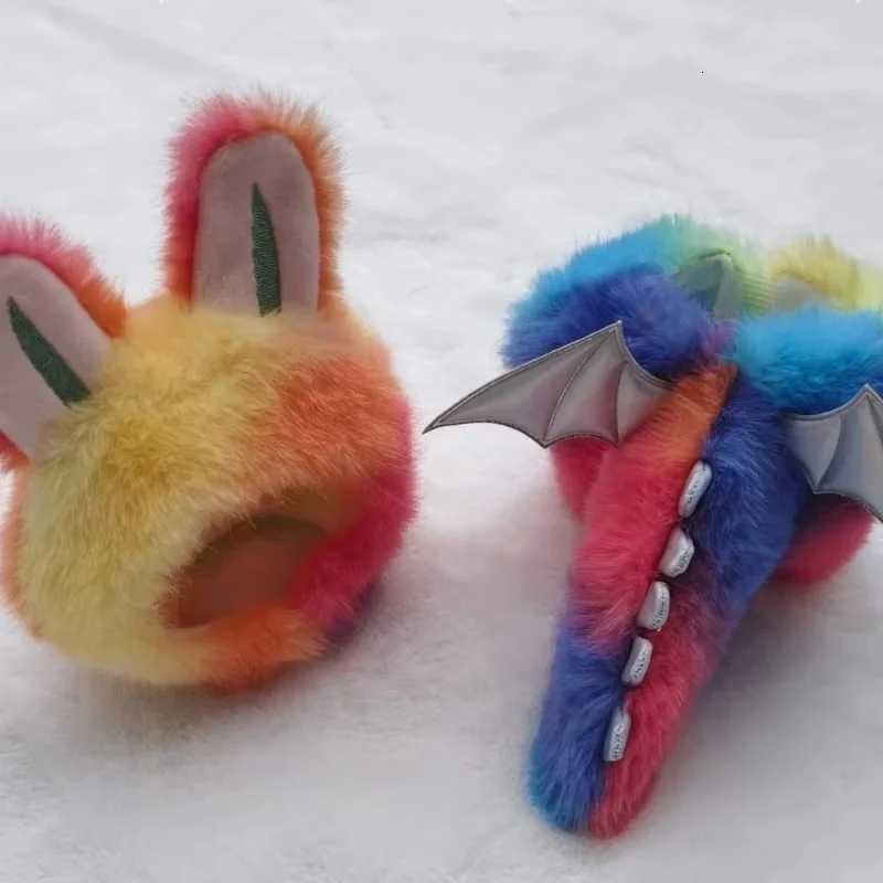 For 17cm Labubu Clothes Colorful Angel Only Clothes Cute Wings With Tail Jumpsuit Vinyl Doll Clothes Accessories Clothes GiftsT251018