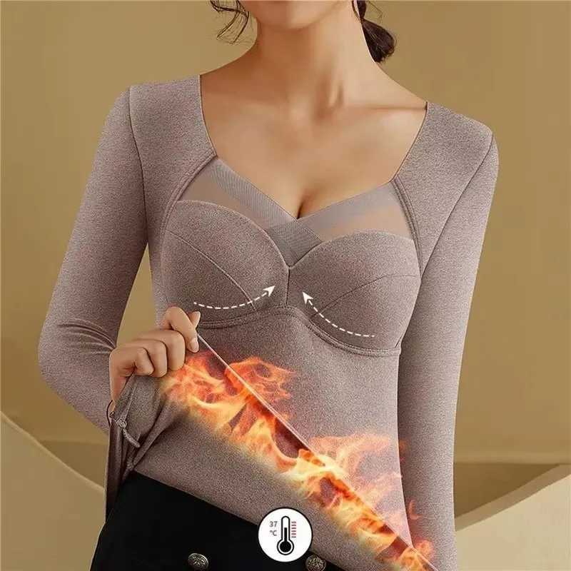 New Womens Thermal Underwear Plus Size Vest Thermo Lingerie Winter Clothing Warm Crop Tops Female Tank Top Undershirt Intimate T251018