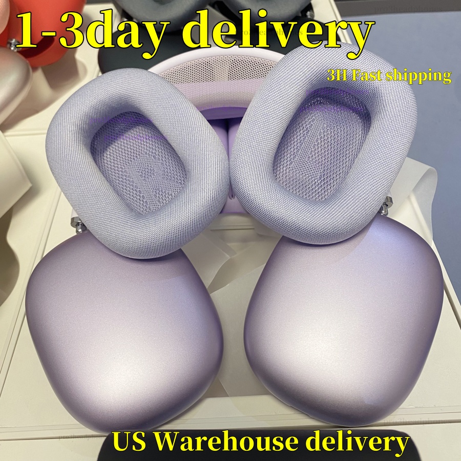 TWS Pods Pro Max 2 3 bluetooth headphones pro max 3 Wireless headset USB C earphones Active Noise Canceling Starlight Purple Midnight Earbuds Chip HD MIC Air3 Air4