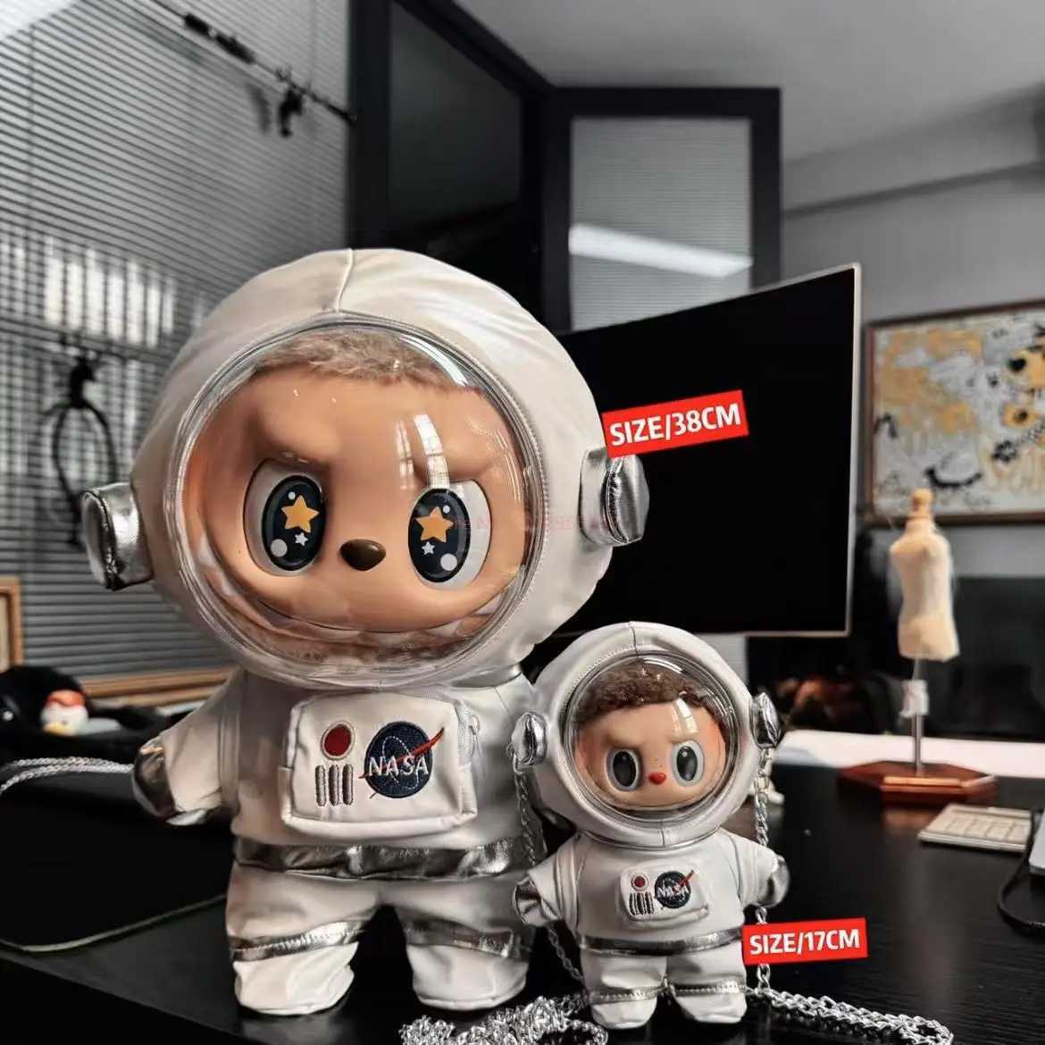 17cm Labubu Astronaut Clothes Cute Glue Doll Clothes Replacement Doll Accessories Cute Decoration Game ToysT251018