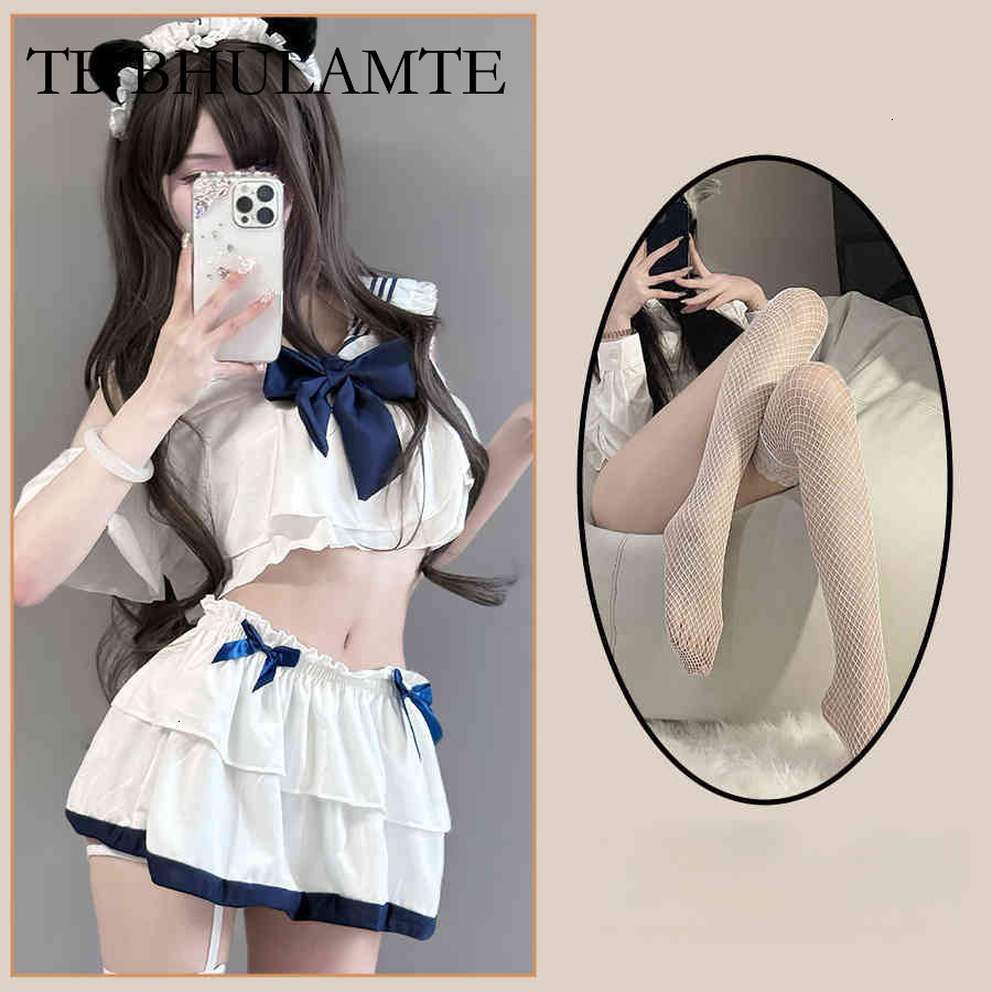 TB BHULAMTE Free Shipping New Designer Clothing Sexy Student Costume Anime Underwear Bed Quick Attack Sexy JK Uniform Sexy Bow Set