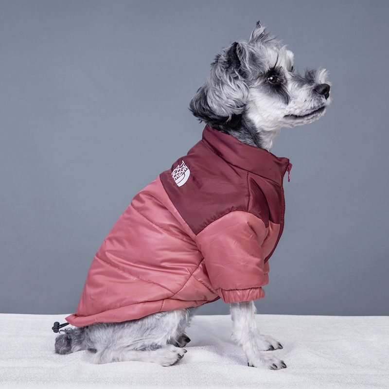The Dog Face Dog Jacket Designer Dog Clothes Luxury Waterproof Dog Winter Coats, Cold Weather Dog Apparel with Zipper Closure for Small Medium Dogs Gr