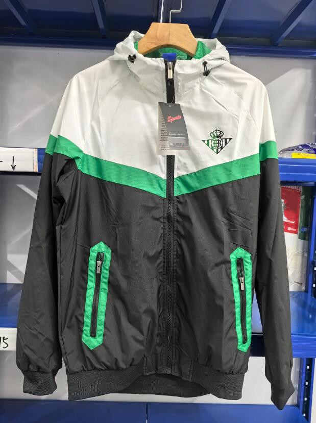 2025 2026 windbreaker half zipper Real Betis Sevilla kids and adult tracksuit jacket soccer jersey 25 26 tracksuit training Half pull long sleeve zipper sets kit 889