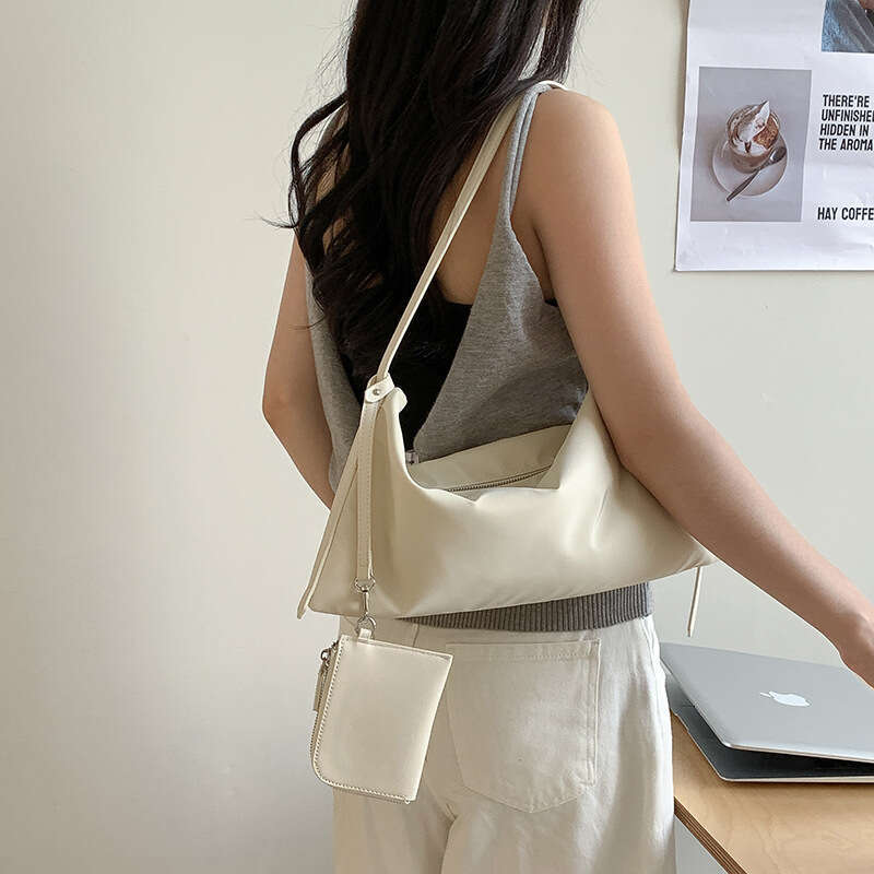 Japanese And Korean New Summer Women's Casual Versatile Nylon Shoulder Underarm Niche Design Fashion Trend Mother-Daughter Bag B5