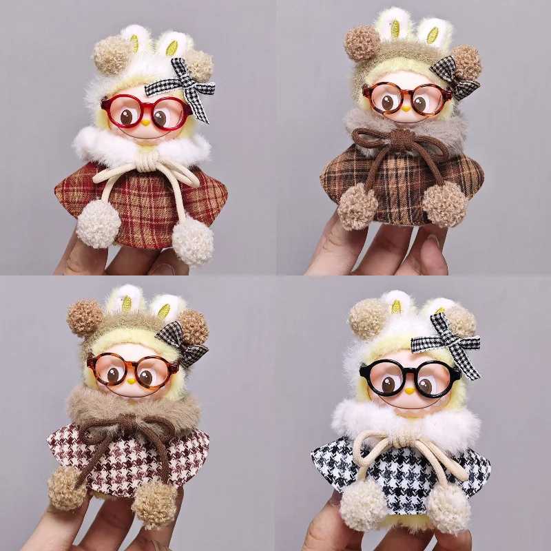 For 105cm Labubu 40 Mini Doll Hair Scarf Cape Set Winter Seasonal Outfit Accessories Ropa Labubu Clothes Christmas GiftT251018