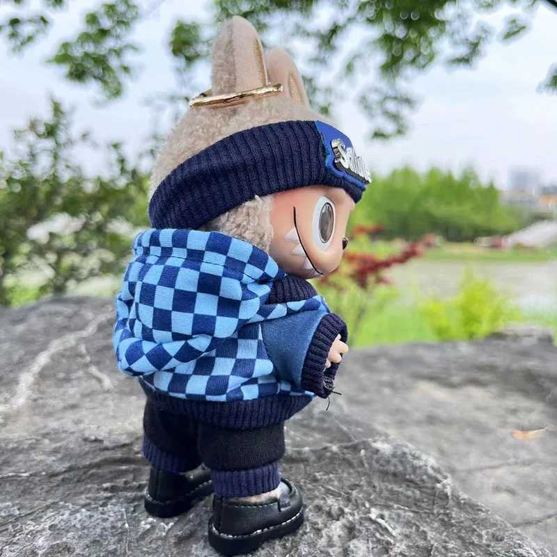 Clothes For 17cm Labubu Doll clothes Street Trend Style Set Labubu V1V2 outfit fashion boy clothing shoes accessoriesT251018