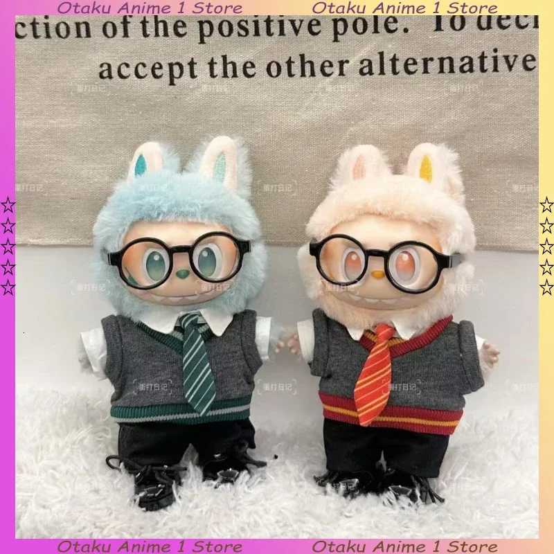Hot Labubu Clothes School of Magic Suit Cute Magic Cloak Uniform 5piece Set Mini Plush Doll Clothing Fashion Doll AccessoriesT251018