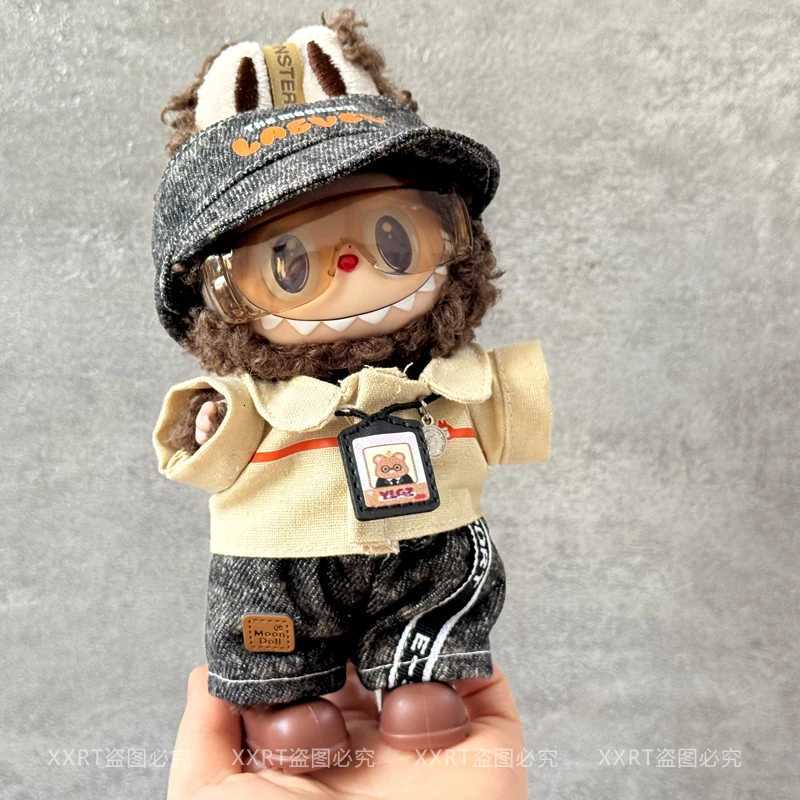 Labubu Doll Clothes First Second and Third Generation Labubu Clothing Trendy Workwear Set Vinyl Doll Outfit Replacement AccessoriesT251018