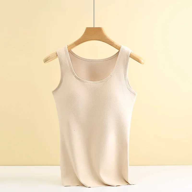 Women Camisole Winter Warm Thermal Underwear Tube Tops Sexy Tank Top Female SelfHeating Camis Vest Sleeveless Soutien Gorge T251018
