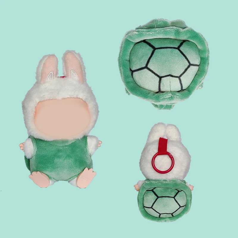 17cm Labubu Doll Clothe Funny Turtle Clothes Plush Dolls Clothing Outfit Accessories DIY Birthday Toy Gift Doll AccessoriesT251018